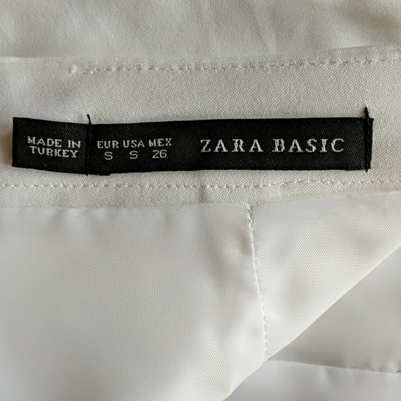 Zara Basics White Pencil Skirt - Picture 4 of 6